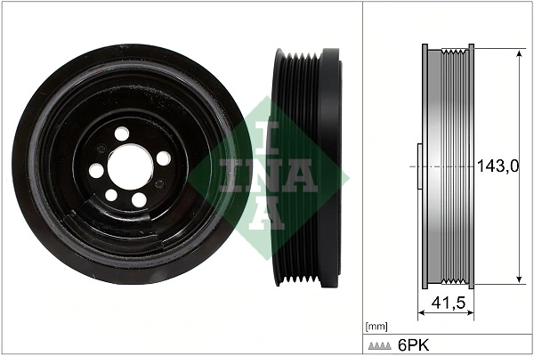 Belt Pulley, crankshaft